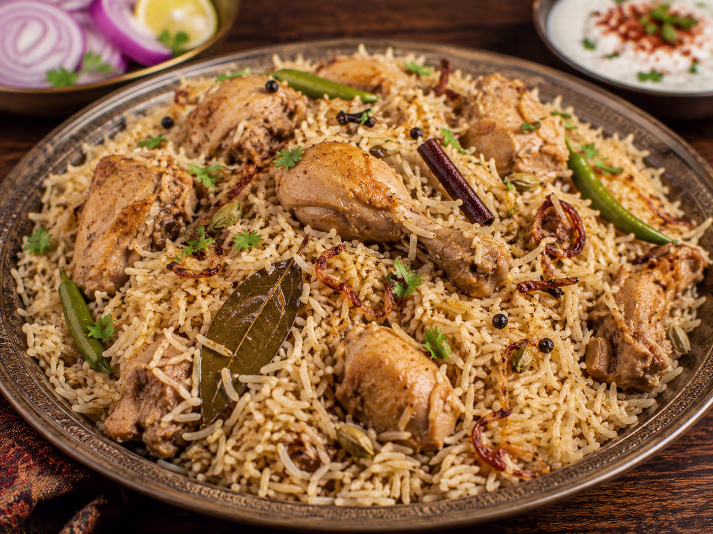 Pakistani chicken pulao with fluffy basmati rice, tender chicken and aromatic whole spices